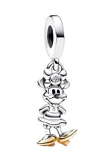 outstanding dangle Minnie mouse sterling silver baby charm